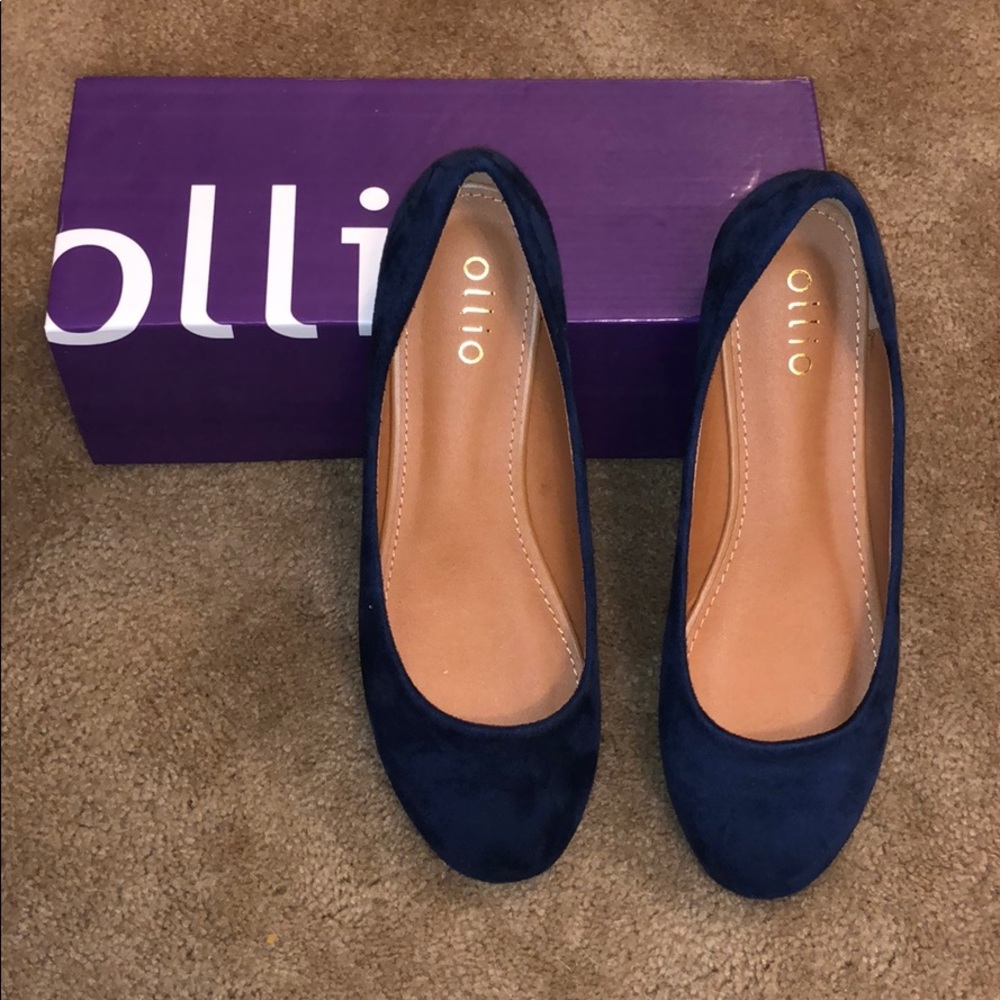 Navy Blue Flats